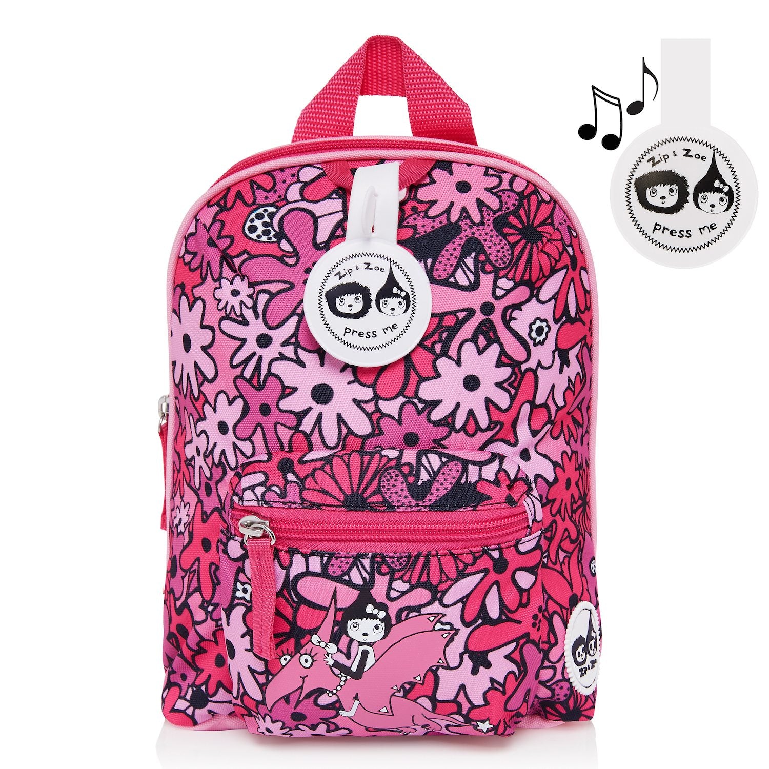 ZnZ Kid's Backpack Age 3+ -  Floral Pink
