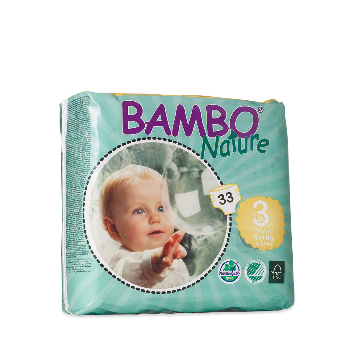 Premium Baby Diapers, Size 3 (5-9kg)