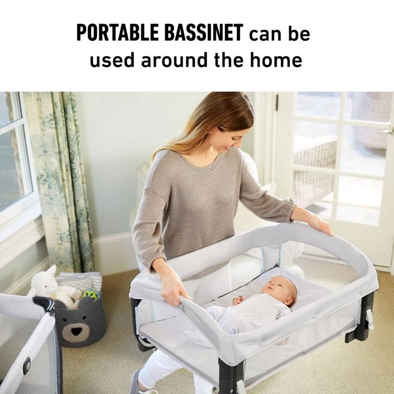 My View™ 4-In-1 Bassinet With 4 Stages Including Raised Bassinet At Eye Level