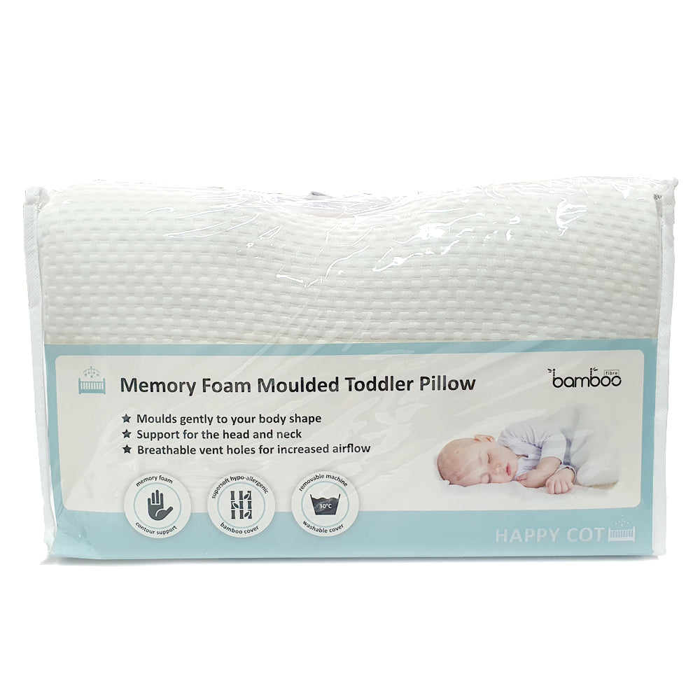 Memory Foam Moulded Toddler Pillow w/cover