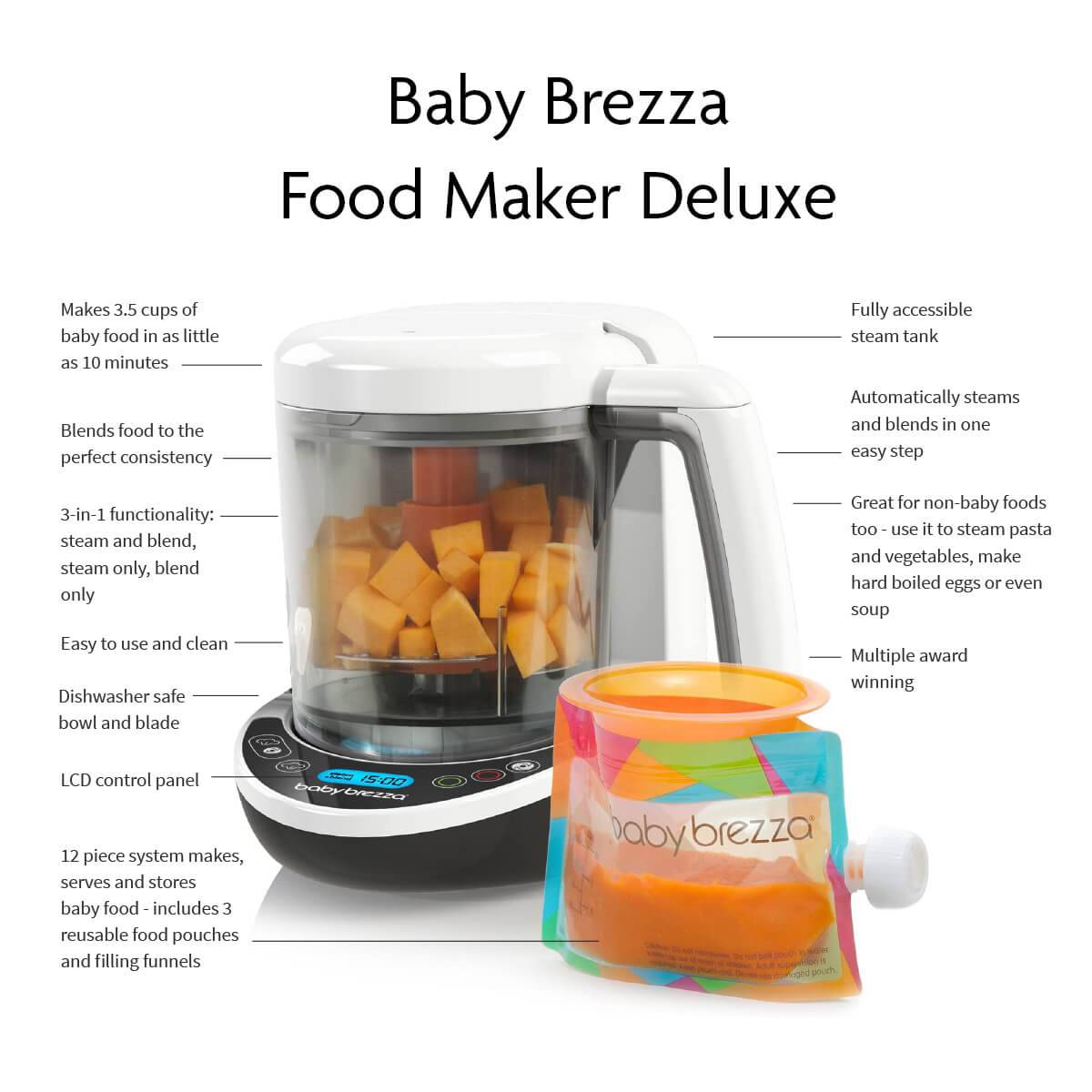 Baby Brezza 1 Step Food Maker Deluxe
