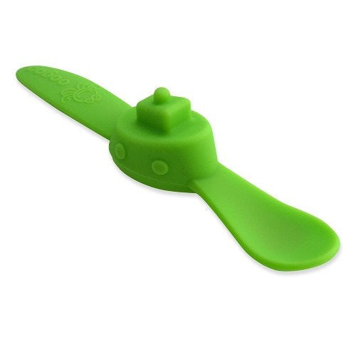 Silicone Baby Spoon (Green)