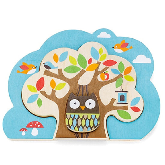 Zoo Nesting Tree Puzzle ON CLEARANCE